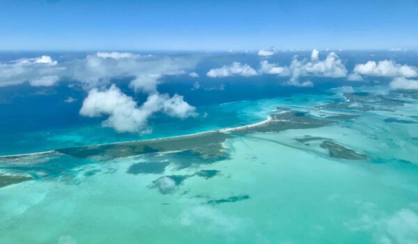 Aerial image of Turks and Caicos