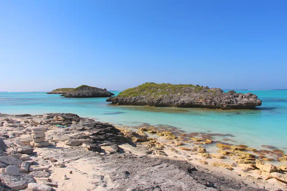 Three Mary Cays off North Caicos, Turks and Caicos